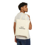 Tote Bag — "R.I.P. Twenties" Minimalist Canvas Tote